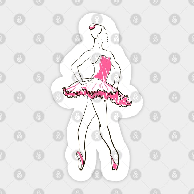 ballerina Sticker by Olga Berlet